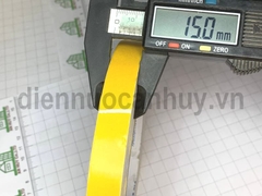 Băng dính xốp 2 mặt vàng 1.5cm