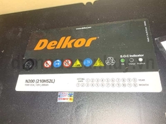 Ắc quy 12V Delkor N200 (210H52L) 200Ah axit kín khí 50x27x22 cm
