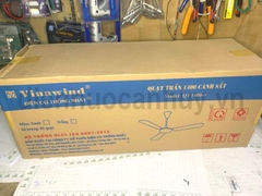 Quạt trần cánh sắt mầu XANH điện cơ QTA11