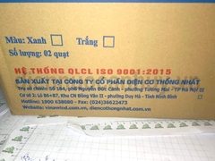 Quạt trần cánh sắt mầu XANH điện cơ QTA11