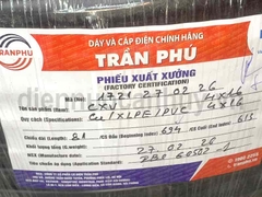cáp treo Trần phú cxv 4x16 (cu/xlpe/pvc)