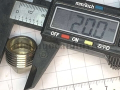 Nắp bịt inox 304 ren ngoài 15 (ống 21)