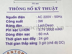 Đèn exit Lối thoát kentom KT-110