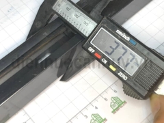 Ray đèn trang trí dài 1.5m mầu đen Asia