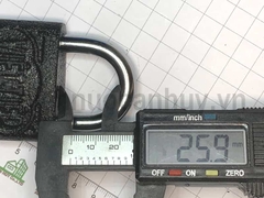 Khoá treo Việt Tiệp mầu đen 1466/52