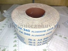 Giấy nhám chà tường 240 vải cuộn trắng mềm (JB-5 AA 240)