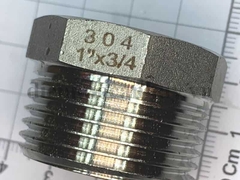 Lơ thu inox đúc ống DN25-20 ren 33-25mm (1-3/4inch)