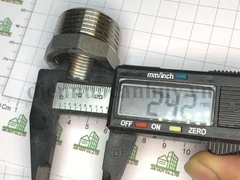 Lơ thu inox đúc ống DN25-20 ren 33-25mm (1-3/4inch)