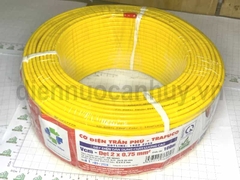 Dây điện đôi trần phú Vcm-dẹt 2x0.75 ô van