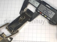 Khóa mỏ vịt đại sắt trắng 25x75