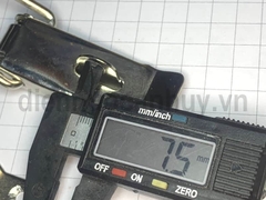 Khóa mỏ vịt đại sắt trắng 25x75