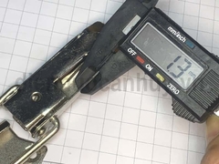 Khóa mỏ vịt đại sắt trắng 25x75