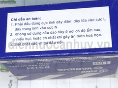 Át cóc 25A sino đen (kích thước át cóc)