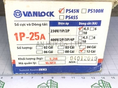 Át đơn Vanlock xám 1P 25A