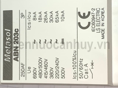 Át khối LS MCCB ABN203c 30kA 250A