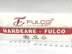 Bản lề bật Fulco inox 201 FC-317 Cong vừa (Half OverlayLoại B). Bản lề hơi giảm chấn đế tháo lắp nhanh trùm nửa