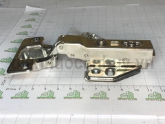 Bản lề bật Fulco inox 201 FC-317 Cong vừa (Half OverlayLoại B). Bản lề hơi giảm chấn đế tháo lắp nhanh trùm nửa