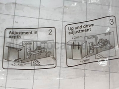 Bản lề bật Fulco FC-317 Inox 201 loại C (Lọt Lòng). Dòng tháo lắp nhanh có giảm chấn chịu ẩm ướt