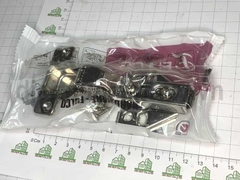 Bản lề bật Fulco FC-317 Inox 201 loại C (Lọt Lòng). Dòng tháo lắp nhanh có giảm chấn chịu ẩm ướt