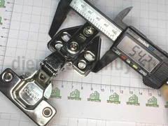 Bản lề bật Fulco FC-317 Inox 201 loại C (Lọt Lòng). Dòng tháo lắp nhanh có giảm chấn chịu ẩm ướt