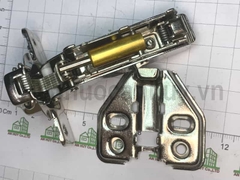 Bản lề bật Fulco FC-317 Inox 201 loại C (Lọt Lòng). Dòng tháo lắp nhanh có giảm chấn chịu ẩm ướt