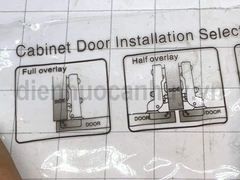 Bản lề bật Fulco FC-317 Inox 201 loại C (Lọt Lòng). Dòng tháo lắp nhanh có giảm chấn chịu ẩm ướt