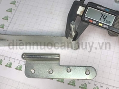 Bản lề chôn tường số 5 sắt mạ trắng loại to 125 mm