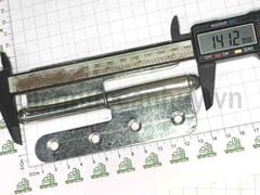 Bản lề cối cửa sắt mạ trắng rẻ 125x43 Anh Tùng số 3