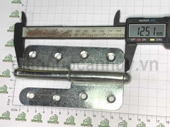 Bản lề cối cửa sắt mạ trắng rẻ 125x43 Anh Tùng số 3
