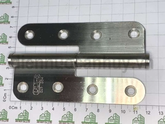Bản lề cối inox 201 rẻ số 2 123x47x2.5  (bộ 2 cái trái phải)