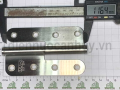 Bản lề cối inox 201 rẻ số 2 123x47x2.5  (bộ 2 cái trái phải)