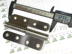 Bản lề cối inox 201 rẻ số 5 130x47x2.5  (bộ 2 cái trái phải)