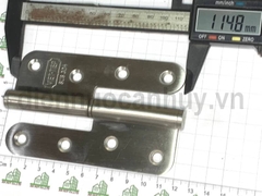 Bản lề cối inox 304 xịn Việt Tiệp 08115-304 bên phải 115x45x2.5 mm