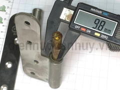 Bản lề cối inox 304 xịn Việt Tiệp 08125-304 bên trái 125x52x3
