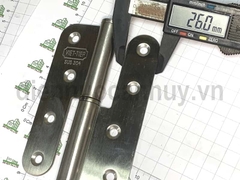 Bản lề cối inox 304 xịn Việt Tiệp 08125-304 bên trái 125x52x3