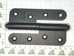Bản lề cối sơn đen 115x43 vế phải BL04