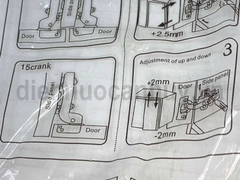 Bản lề thẳng giảm chấn FULCO Inox 304 xịn (Tháo lắp nhanh) - Tự đóng êm, chống gỉ sét