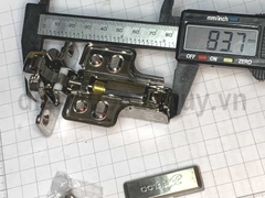 Bản lề thẳng giảm chấn FULCO Inox 304 xịn (Tháo lắp nhanh) - Tự đóng êm, chống gỉ sét