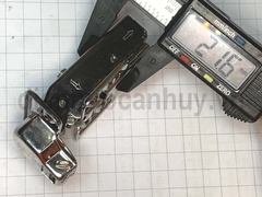 Bản lề thẳng giảm chấn FULCO Inox 304 xịn (Tháo lắp nhanh) - Tự đóng êm, chống gỉ sét