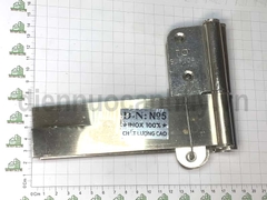 Bản lề goong cửa inox 201 chôn tường loại to 123 mm số 5