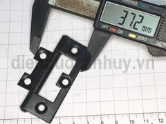 Bản lề lá 1 chiều sơn đen sắt mỏng 66x25 mm