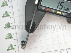 Bản lề lá 1 chiều sơn đen sắt mỏng 66x25 mm