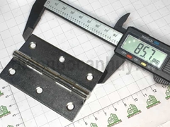 Bản lề lá 100 inox 201 mỏng Hammered (hộp 20 cái)