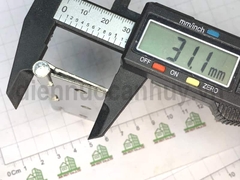 Bản lề lá 100 inox 201 mỏng Hammered (hộp 20 cái)