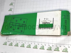Bản lề lá inox 201 Yoma 125 mm SUS304