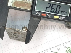 Bản lề lá sắt mỏng không sơn 66x 25 mm