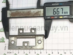 Bản lề lá sắt mỏng không sơn 66x 25 mm