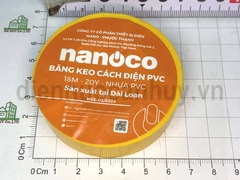 Băng dính điện Nanoco to 20Y 8m mầu Vàng