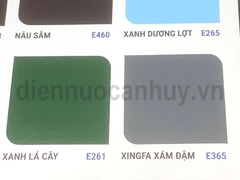Bảng mầu mã mầu sơn indu Eco