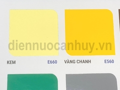 Bảng mầu mã mầu sơn indu Eco